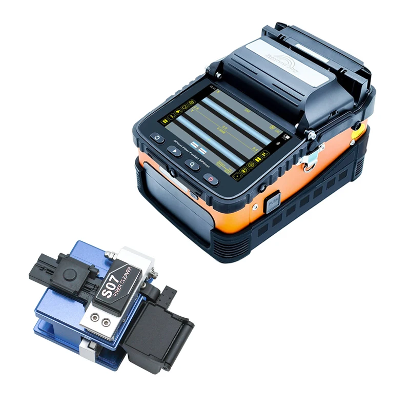 AI-6C Automatic heating fiber optical fusion splicer 6 motors auto focus splicing machine