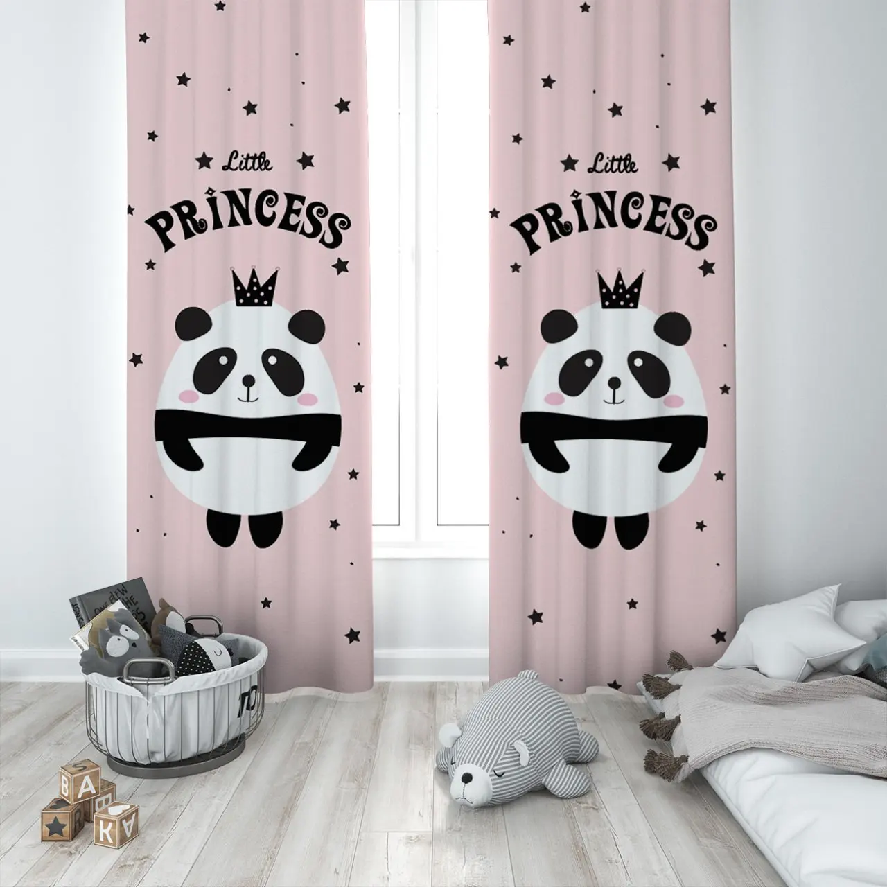 Милая Корона принцесса панда Девочка Детская комната специальный дизайн навес