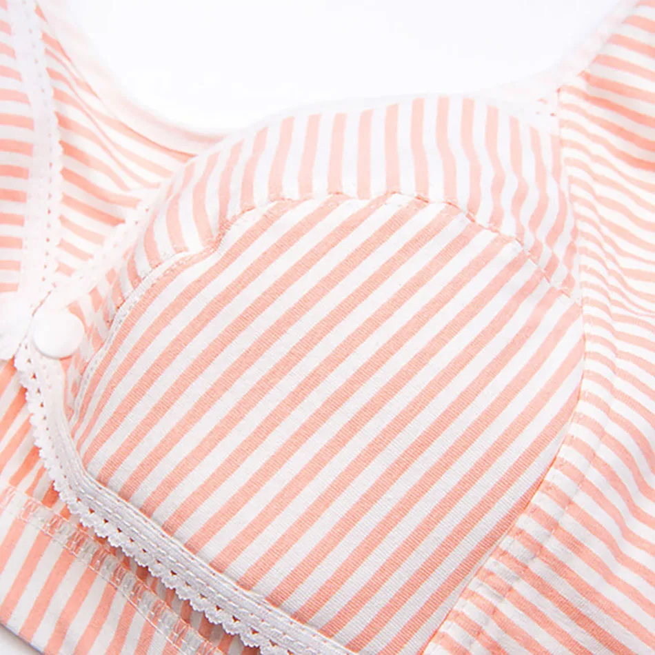 Бюстгальтер для кормления без косточек с двойной застежкой спереди