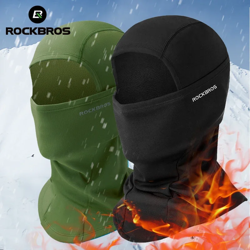 

ROCKBROS Bicycle Face Mask Winter Warm Bike Scarf Balaclava Motorcycle Helmet Liner Fishing Skiing Hiking Cycling Mask Headgear