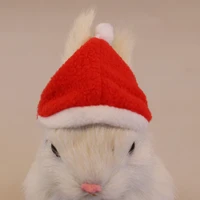 1pc guinea pig hamster hats small animals christmas dress up suit hat rabbit ferret pet festive funny cute caps head accessories