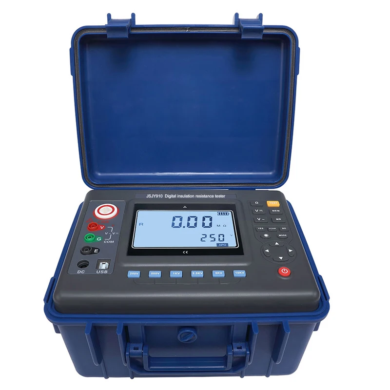 

JSJY910 10kv 2T ohm High Voltage Insulation Resistance Tester Megger Tester