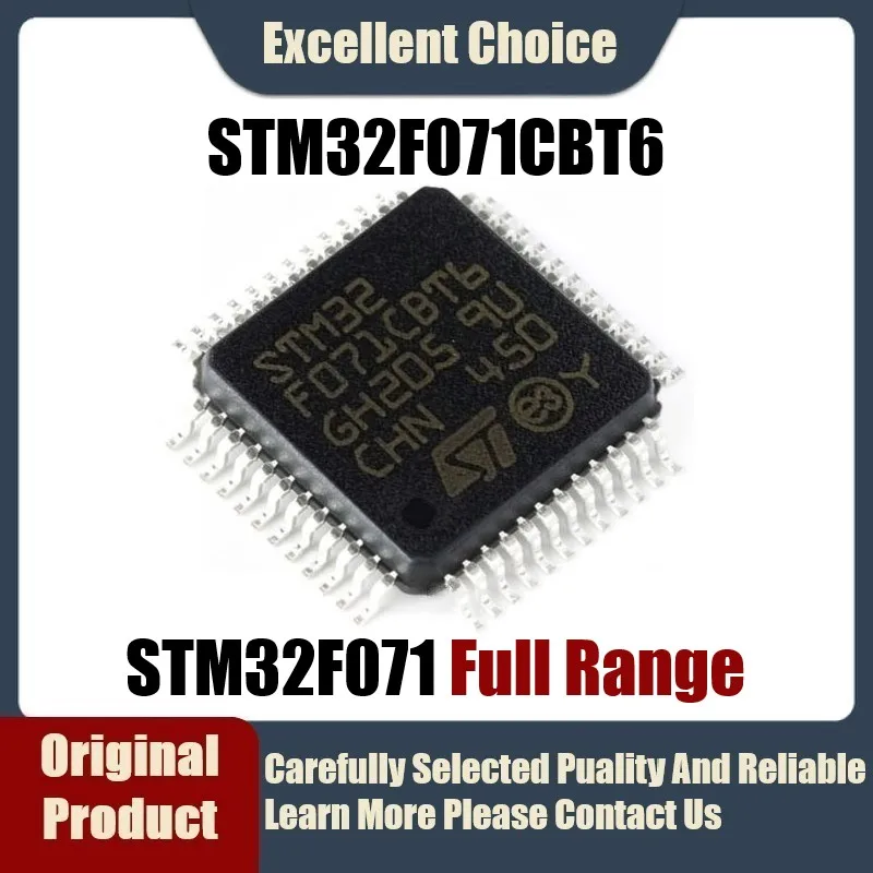 

Оригинальный подлинный микроконтроллер STM32F071CBT6 STM32F071 32F071CBT6, 2-10 шт./Лот, коридор 48 МГц, 128 Кб, микроконтроллер MCU