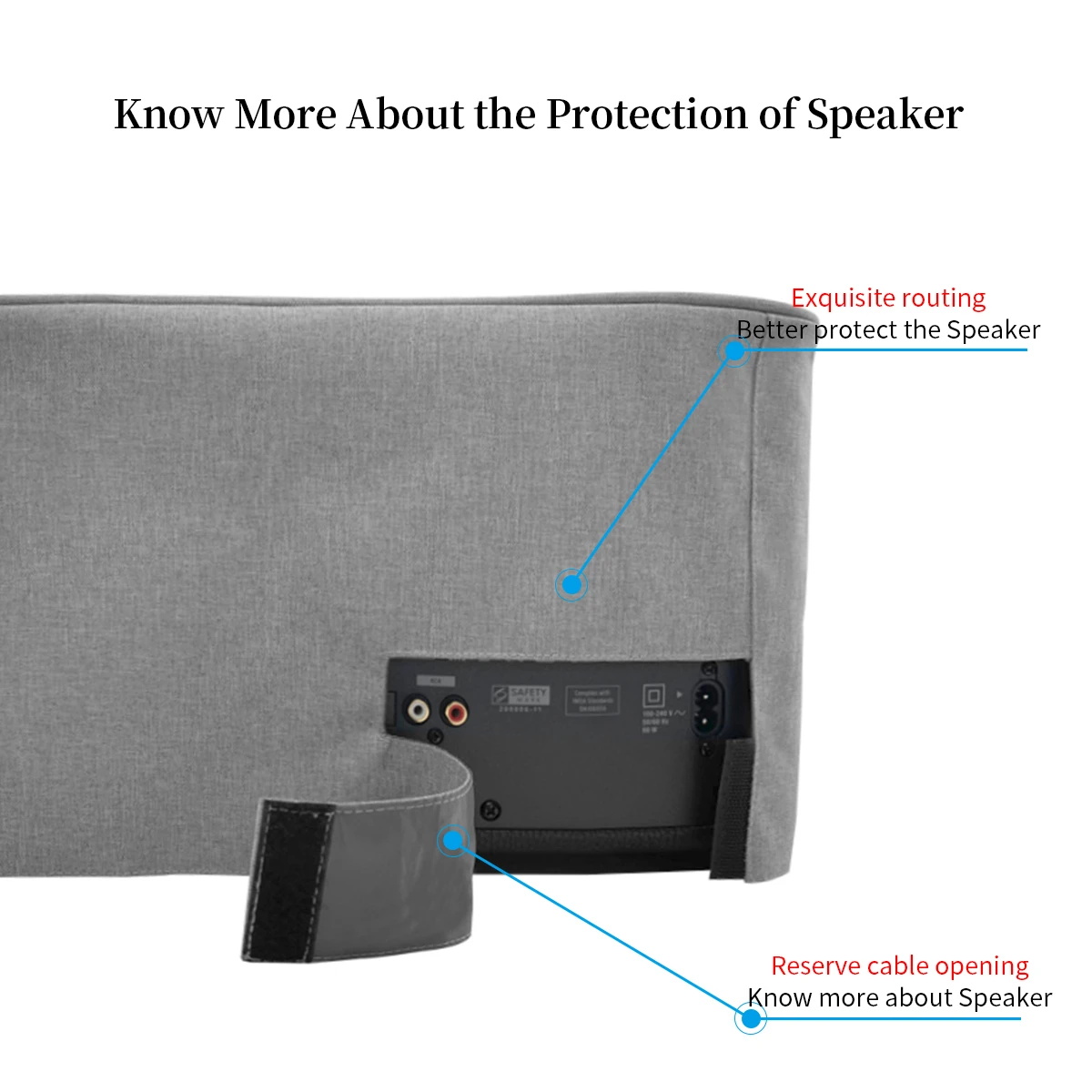 1Pcs Speaker Protective Cover for MARSHALL STANMORE II Speaker Dust Cover second generation Host Storage Sorting Dust-proof Case