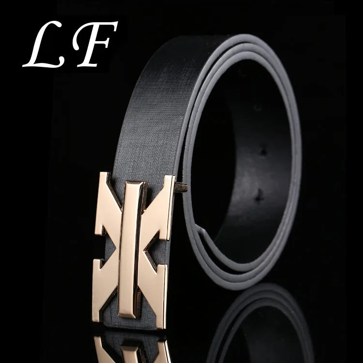 

Fashion Belt Alloy Men's And Women's Belt Letters Meters * Smooth Buckle Belt