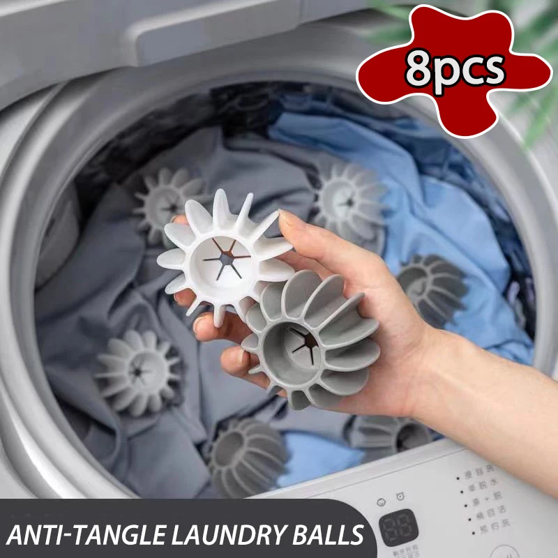 

Silicone Laundry Ball Clothes Hair Cleaning Tools Pet Hair Remover Washing Machine Cat Hair Catcher Laundry Ball