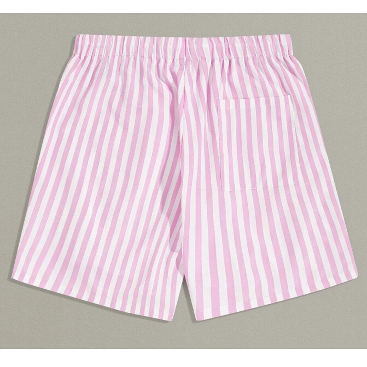 2000 Summer  Men Casual Shorts Blue White Striped Loose Shorts Beach Fashion Male Causal Striped Shorts Plus Size