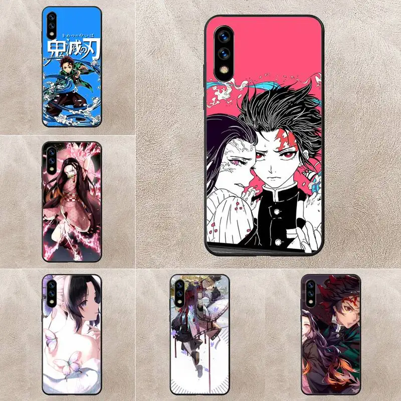 

Cartoon Demon Blade Anime Phone Case For Huawei G7 G8 P7 P8 P9 P10 P20 P30 Lite Mini Pro P Smart Plus Cove Fundas