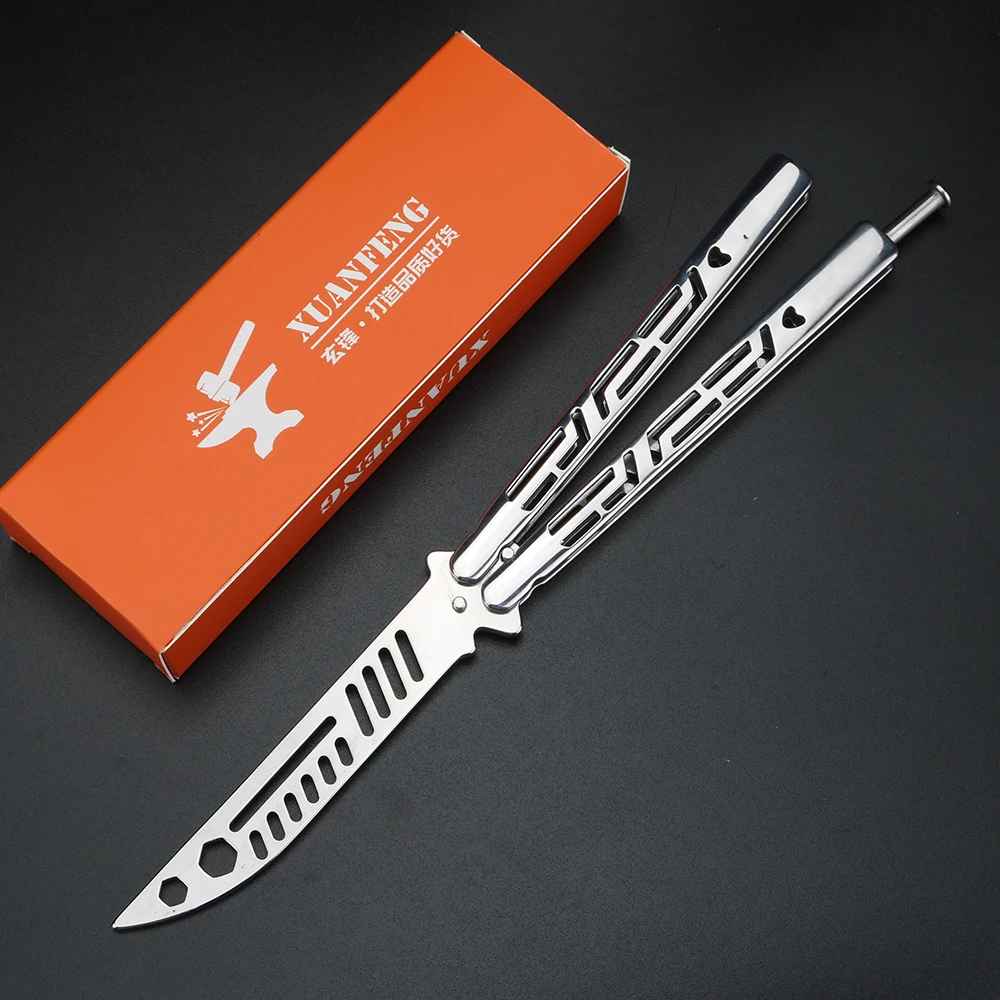 

Maintenance free version of the Initial Butterfly Training Sharp Blade All steel CSGO playing tool
