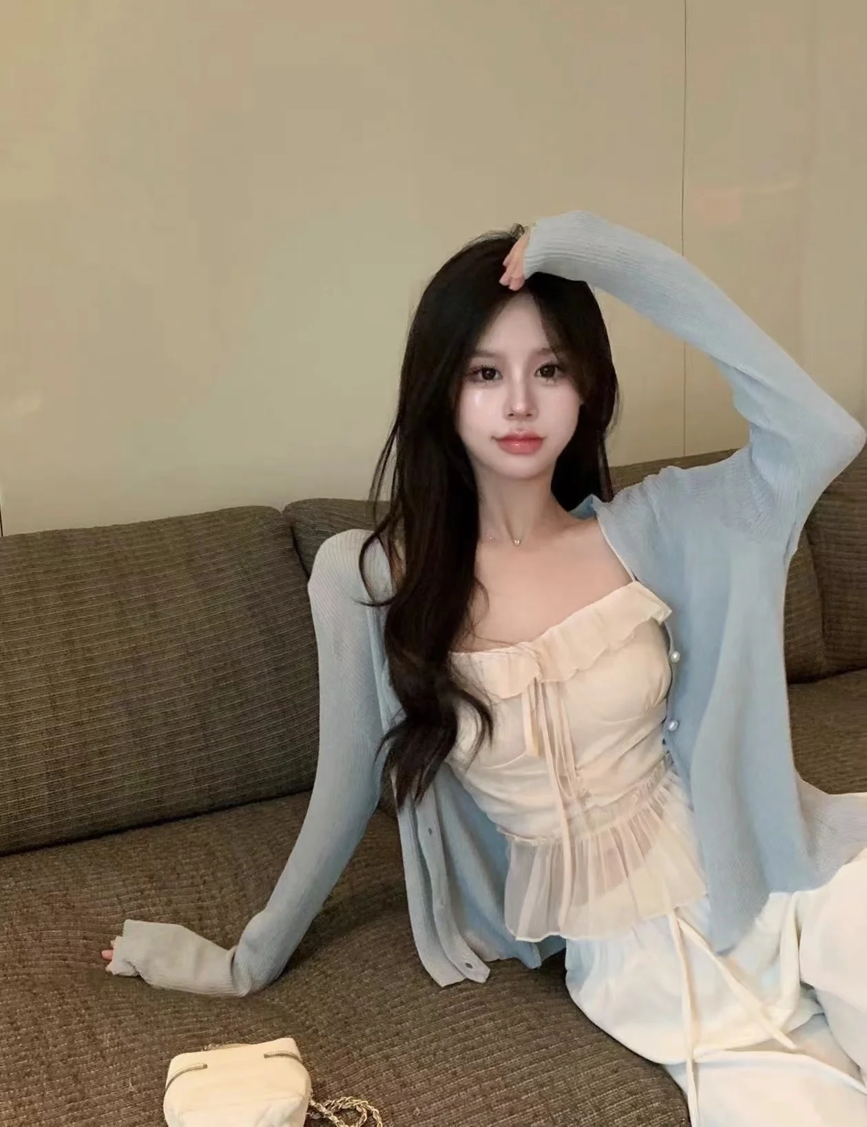 

Smll mn pure desire летняя новая Солнцезащитная Женская кроватка с длинными рукавами