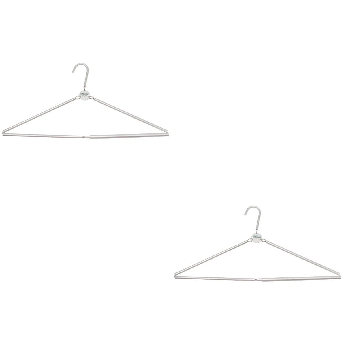 

Hangers Clothes Hanger Storage Coat Saving Multi Folder Space Padded Cloth Multifunctional Luggage Garment Portable Metal Travel