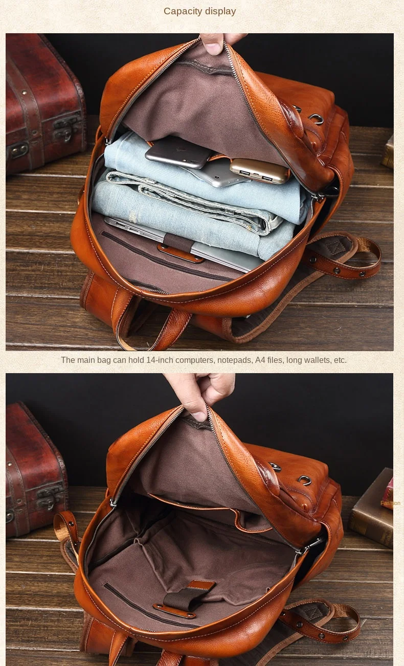 Рисунок 6 - Мужской рюкзак из воловьей кожи