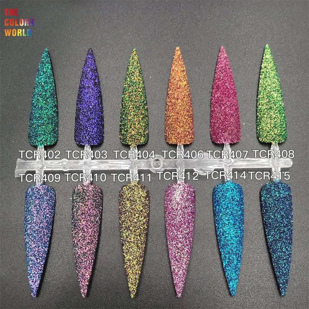 TCT-679 bukalemun renk altıgen renk değişimi renk Glitter блеск для гу Nail Art dekorasyon гель лак bardak festivali aksesuarları toplu