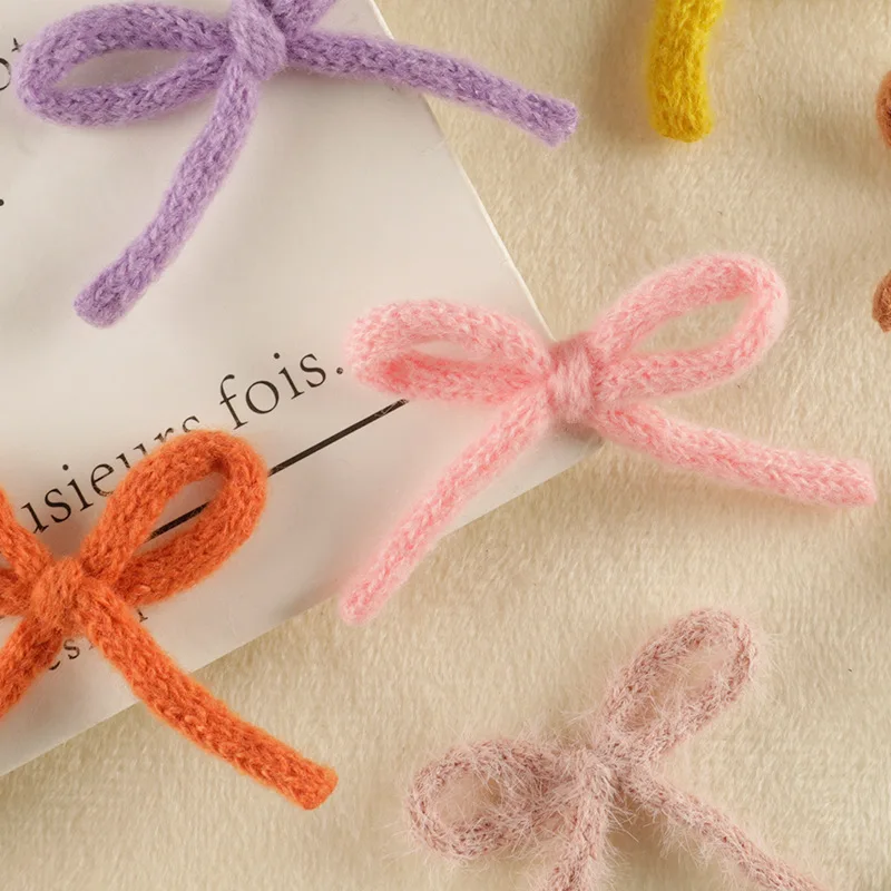 10 шт. шерстяные заплатки для шитья с бантом самостоятельного изготовления носков