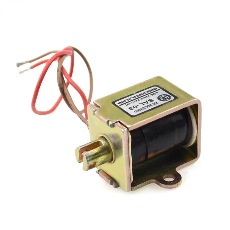 

SAL-03 AC 220V 4.9N 10mm Solenoid Electromagnet Coil