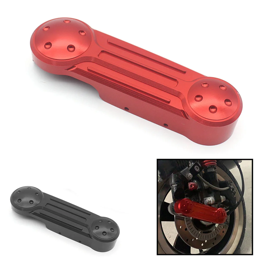 

Motorcycle Front Shock Absorber Fork Suspension Cover Case for Vespa GTS GTV Sprint Primavera 150-300 2017-2020(Black)