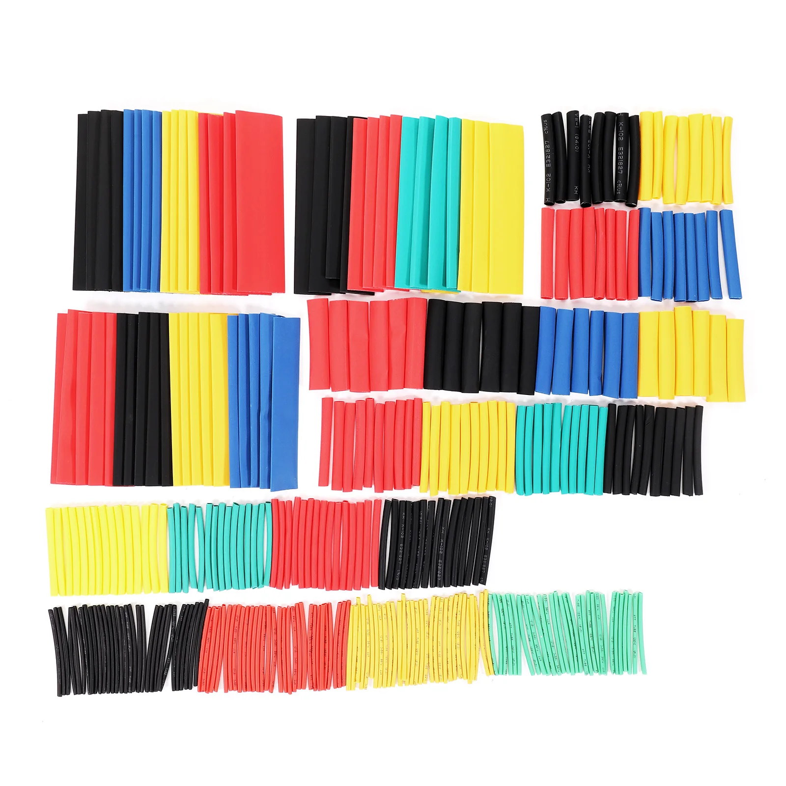 

328pcs Colorful Heat Shrink Tubing Sleeving Wrap Cable Wire Tubes Assorted heat shrink tube,Polyolefin heat shrink tube Heat