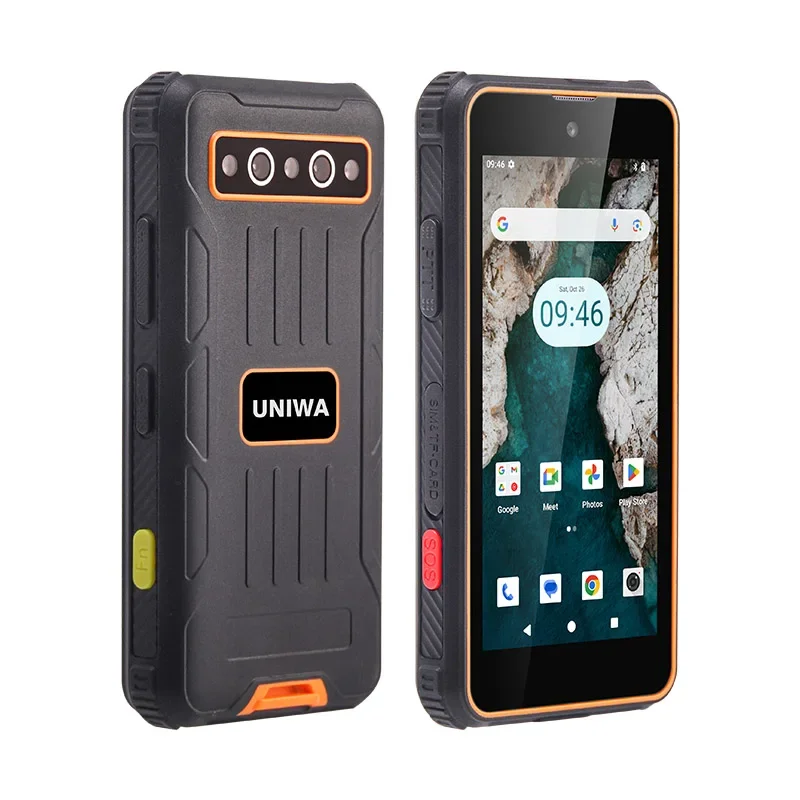 Прочные смартфоны UNIWA R4001 4G Android 14 восьмиядерный процессор 4 грамма + 64 грамм