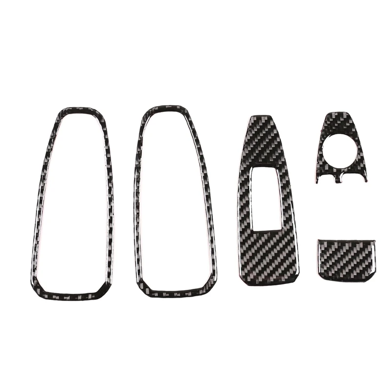 

Автомобильная панель из мягкого углеродного волокна для стеклоподъемника переключателя панели обшивки наклейки для-BMW Z4 G29 2017-2020 черный