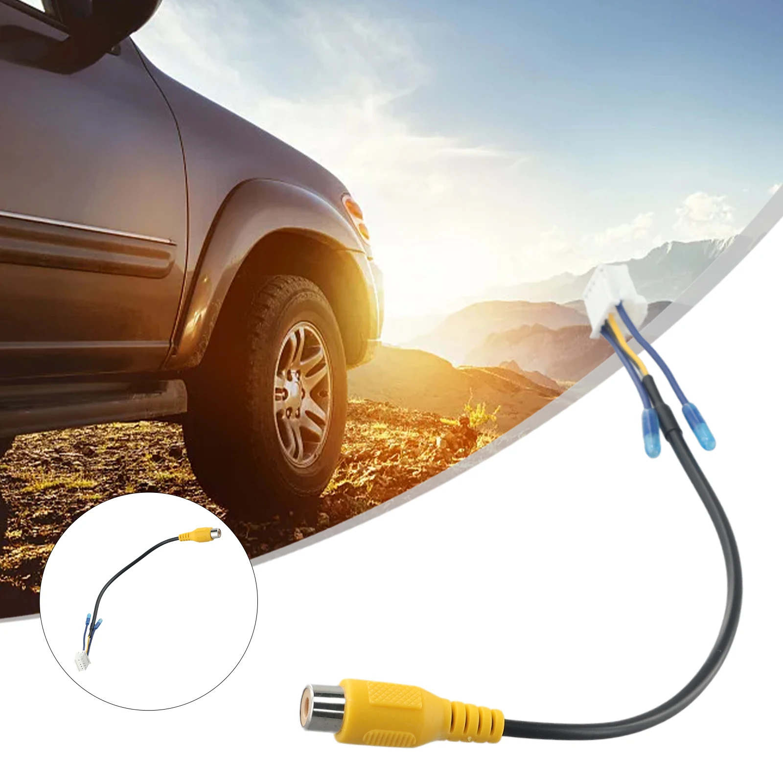 

Универсальный кабель для преобразования изображения, 10-контактный кабель для навигации, камеры заднего вида, большой экран, автомобильные аксессуары RCA