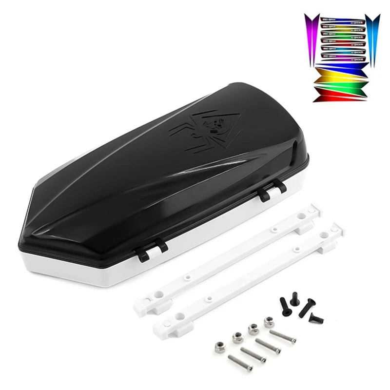 

Roof Trunk Luggage Box With Fixing Rail For Traxxas TRX4 TRX6 Axial SCX10 III 90046 AXI03007 1/10 RC Crawler Parts