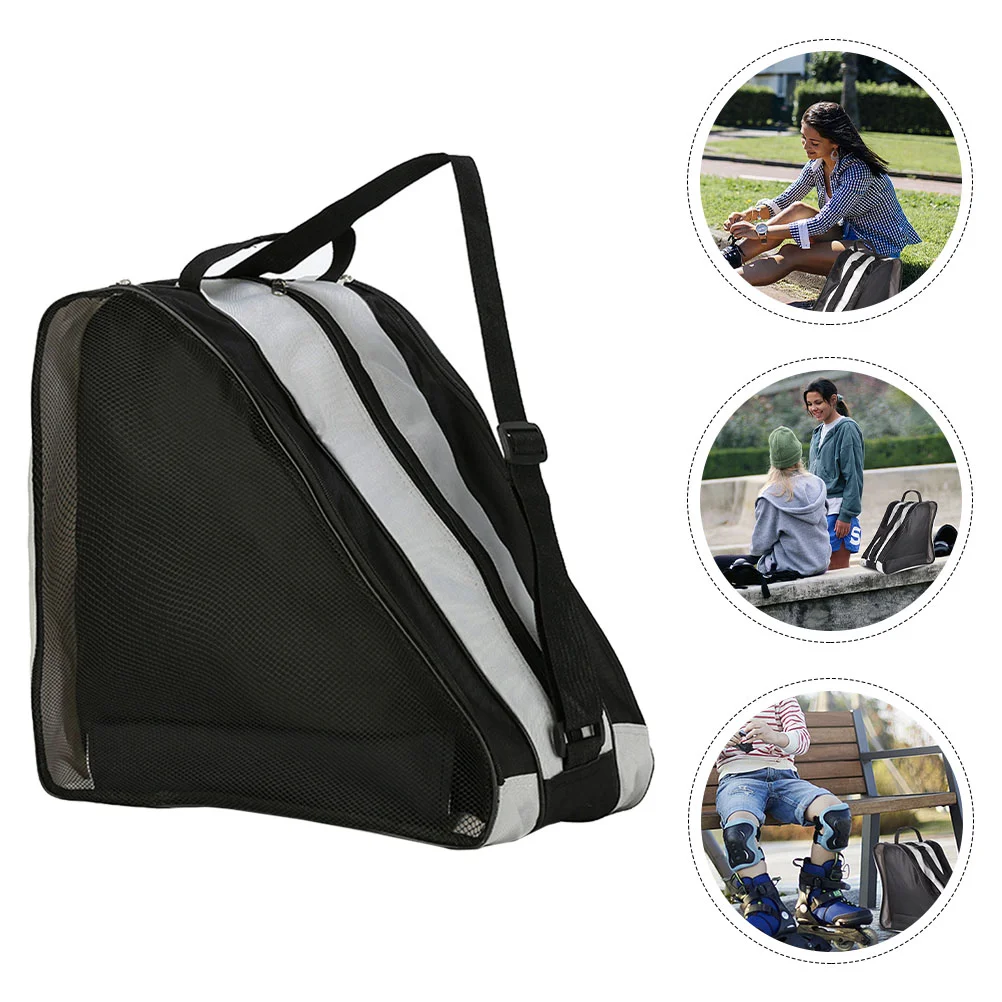 Bag Rollershoe Pouch Case Shoes Storage Packing Organizer Zipper Breathable Portable Holder Container Inline Carrier Handbag