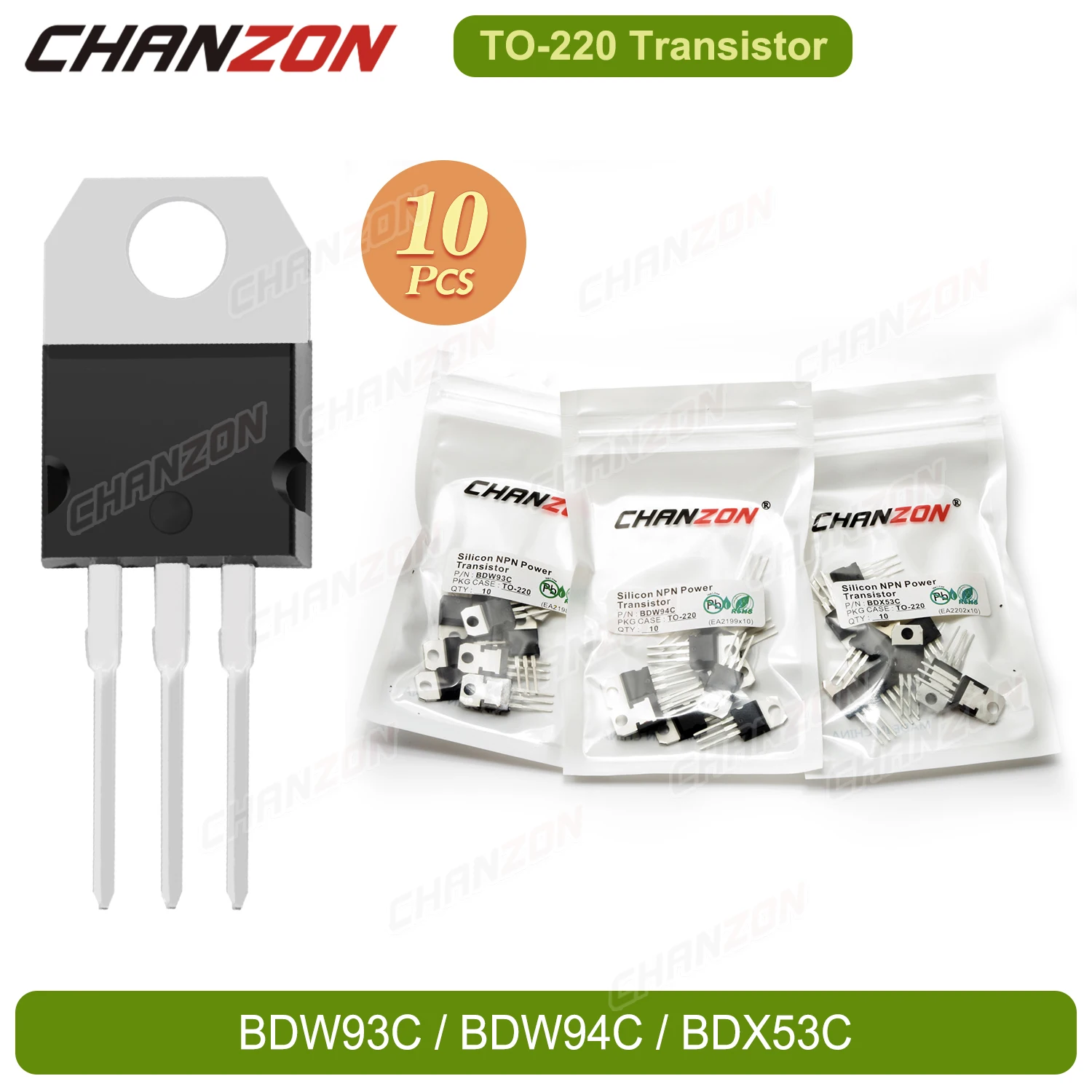 10 шт. TO220 Bdw93C Bdw94C Bdx53C Darlington транзистор биполярное соединение BJT Кремниевая