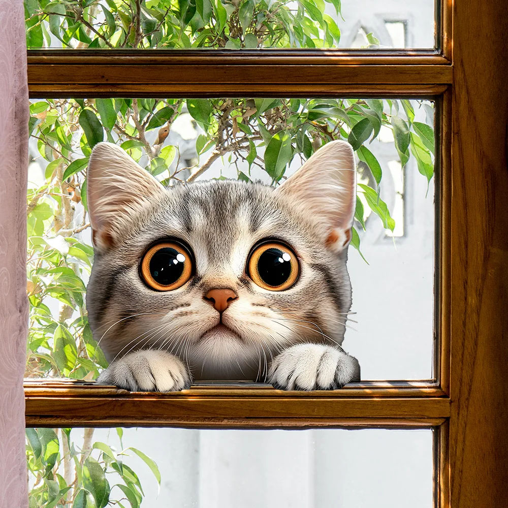 

Наклейка на стену с котом HonC