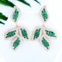 kellybola luxury rhinestones pendant earring for women original boucle doreille femme 2022 full austrian crystal party jewelry