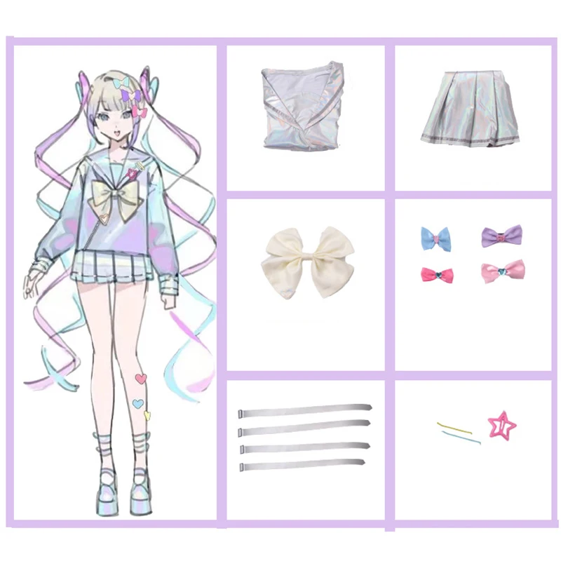 Костюм для косплея кавайный Ангел-Чан милая сахарная конфета супер соус неба