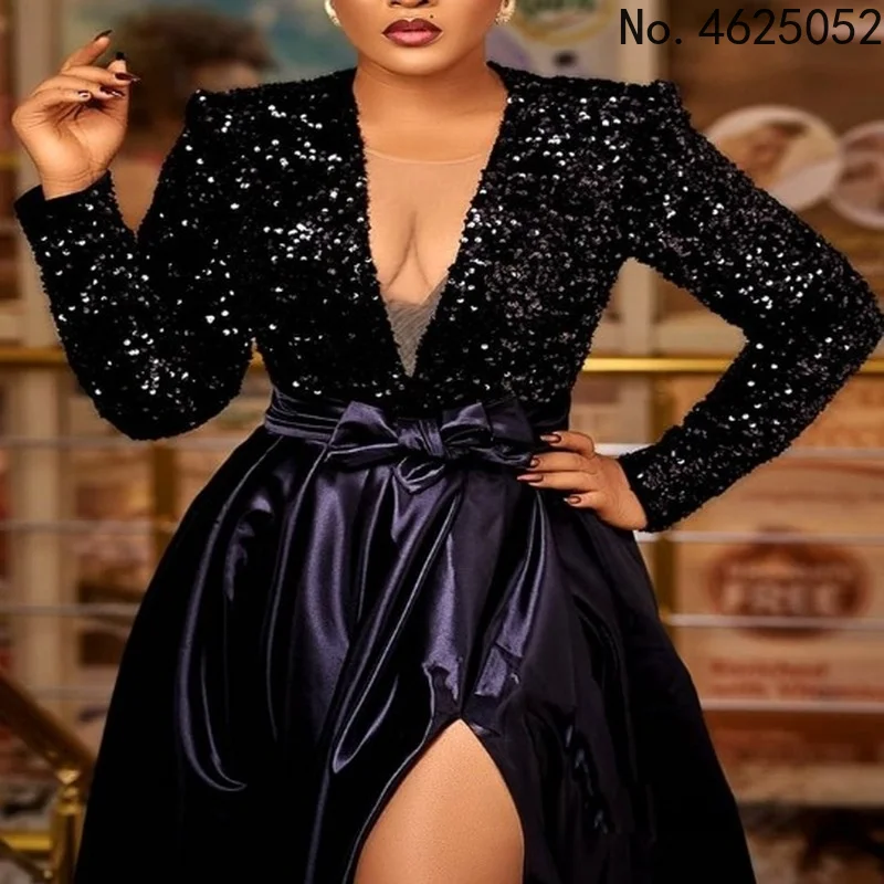 

Черные платья макси африканская одежда африканские платья для женщин мусульманское длинное платье Высокое качество модное Африканское пл...