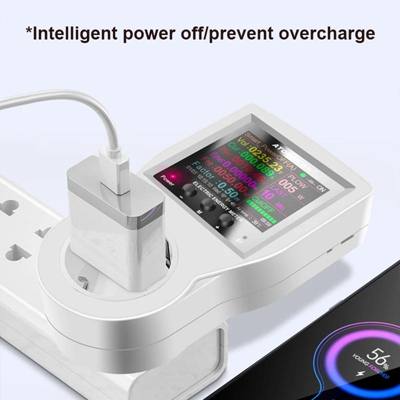 Цифровой ваттметр ATORCH 220 В С Wi-Fi