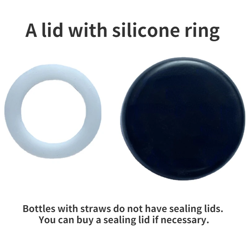 Бутылка для воды Panda с соломинкой 1000 мл чашка медведем прозрачные пластиковые