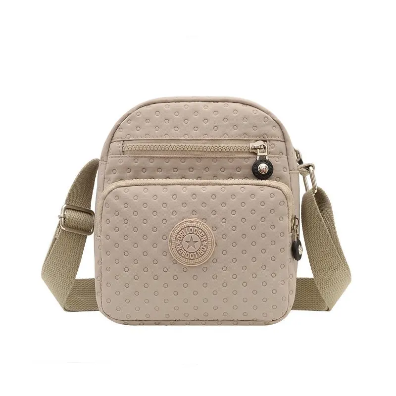 

Милая холщовая Маленькая женская сумка в горошек, новинка 2023, дикая Студенческая сумка на плечо для девушек, красивые тканевые сумки через плечо для женщин