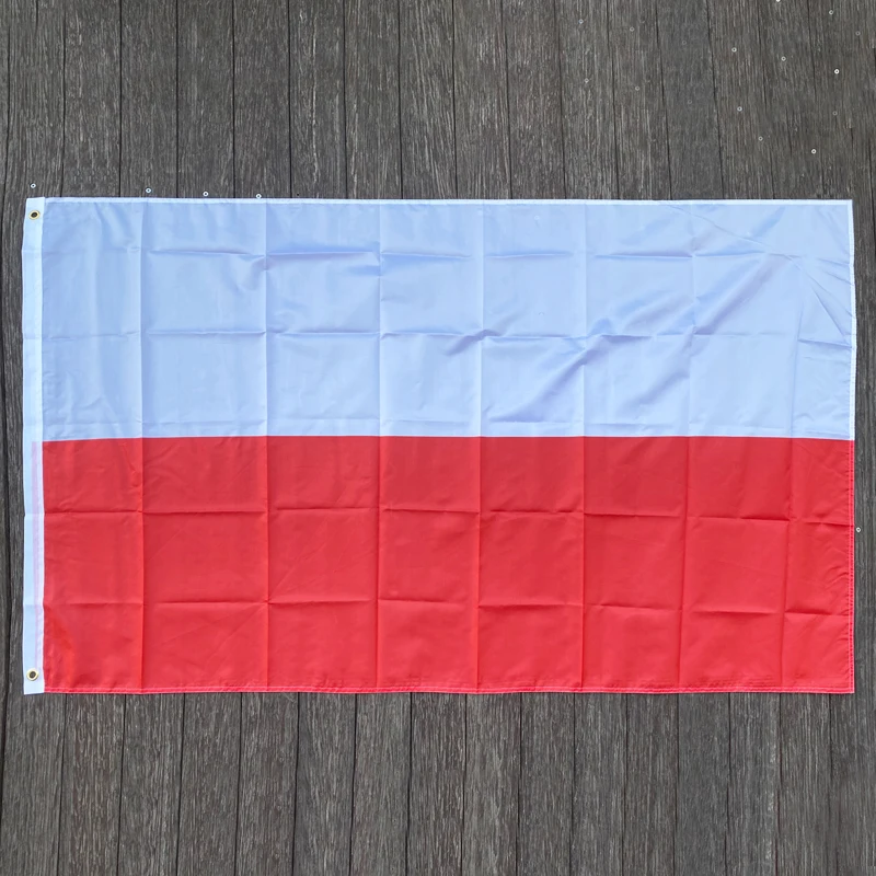 

free shipping xvggdg Poland Flag 150x90cm Polyester National Flags Super-Poly Eagle Flag Banner