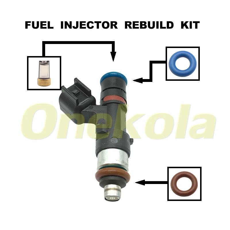 

Fuel Injector Service Repair Kit Filters Orings Seals Grommets for 2007-2008 GMC Acadia Saturn Outlook 3.6L V6 0280158154