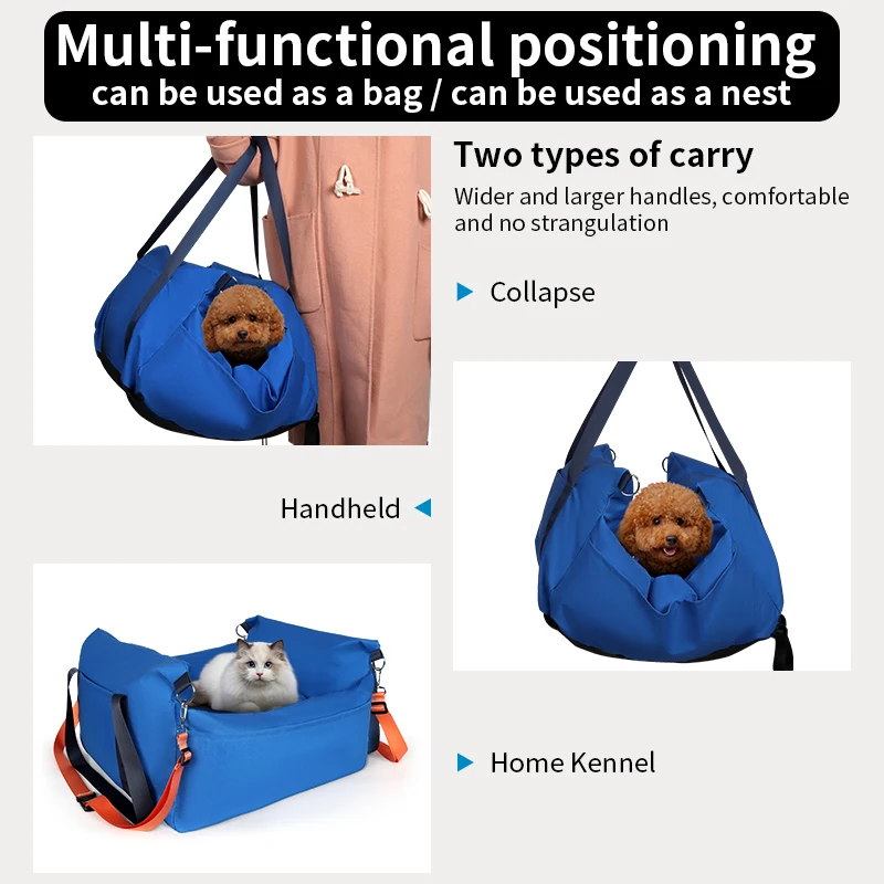 Собака Автокресло Кровать Портативный Кошка Собаки Путешествия Автомобиль