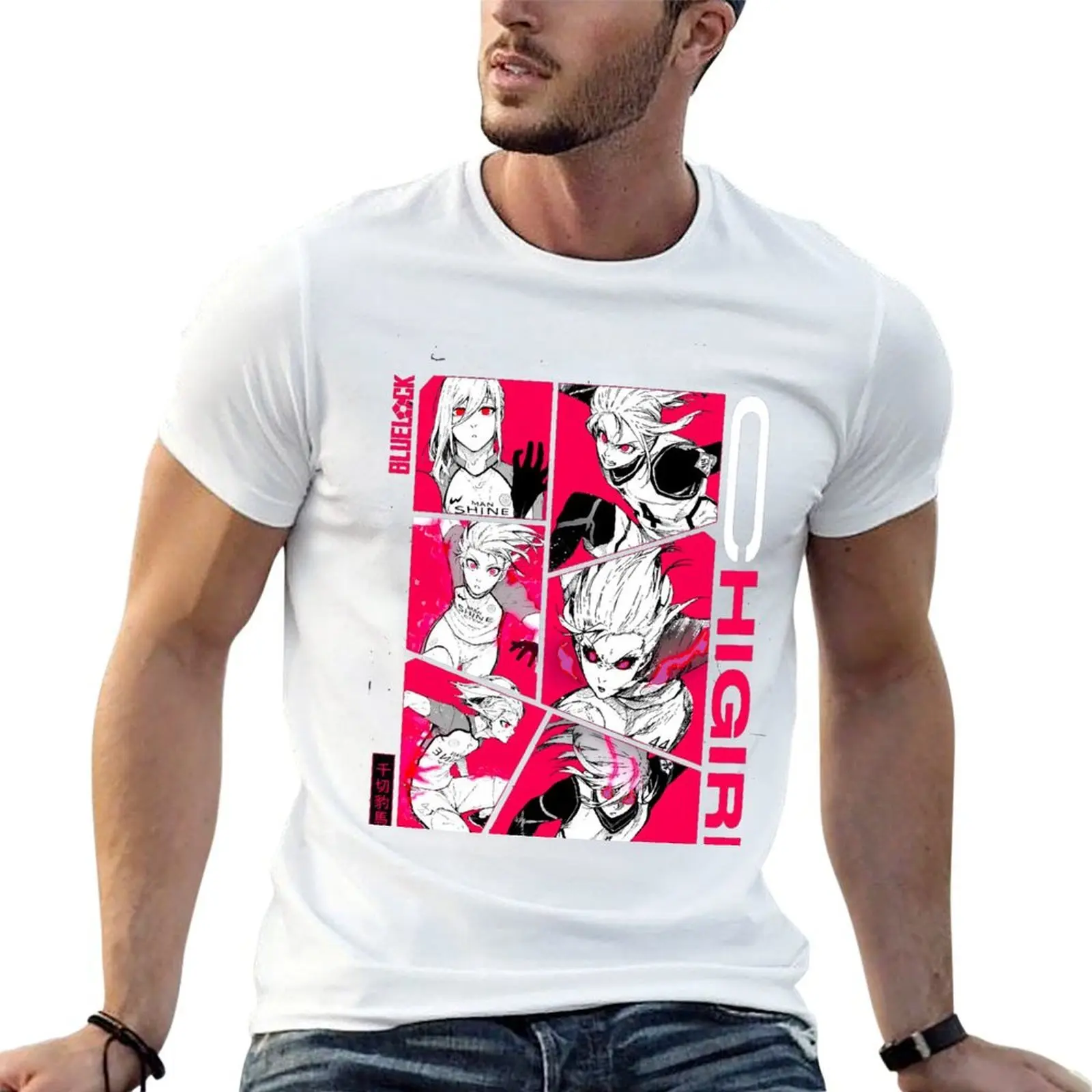 Фото Футболка Hyoma Chigiri Art T-Shirt Work Basic с короткими рукавами №1