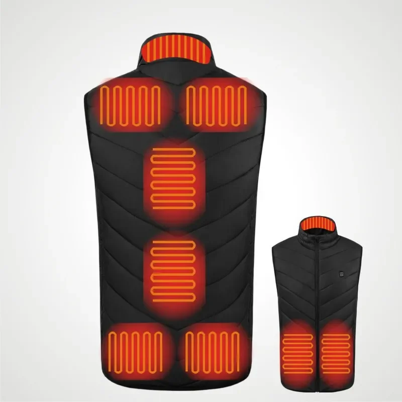 Мужская теплая куртка с воротником-стойкой USB-зарядкой