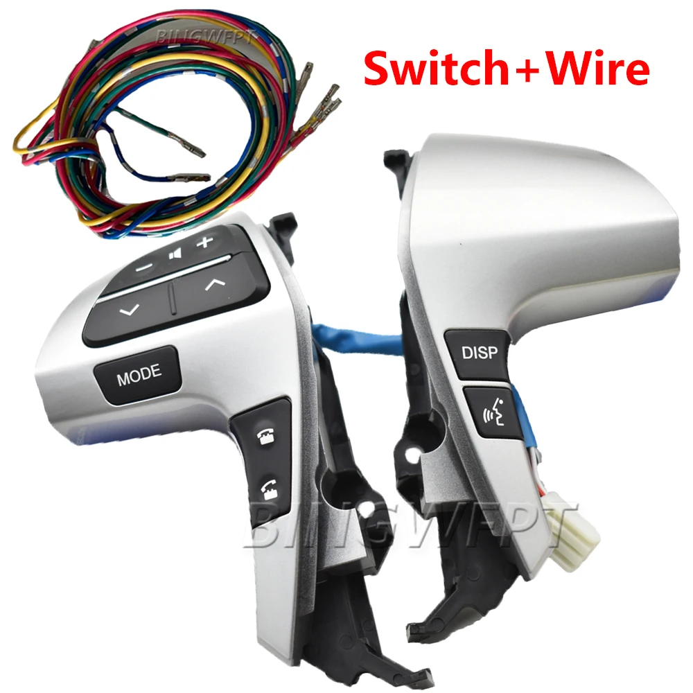 

84250-0E120 автомобильный кнопочный переключатель управления звуком на руль с проводом для TOYOTA HILUX VIGO COROLLA CAMRY HIGHLANDER INNOVA