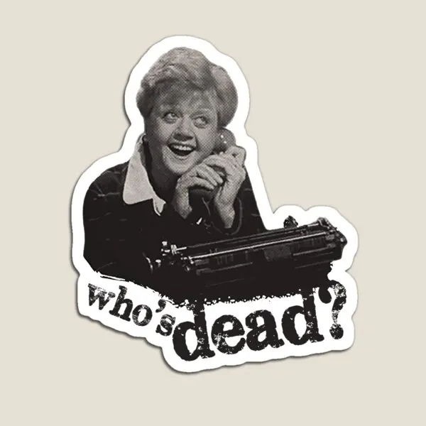 

Murder She Wrote Fletcher Magnet Toy Holder Home Baby Magnetic Kids Decor Funny Colorful Stickers Children Refrigerator