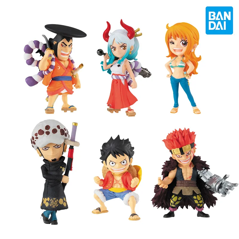 

Bandai One Piece Monkey D. Luffy Kozuki Oden Yamato Eustass Kid Trafalgar Law Gashapon Action Figures Anime Figure Children Gift