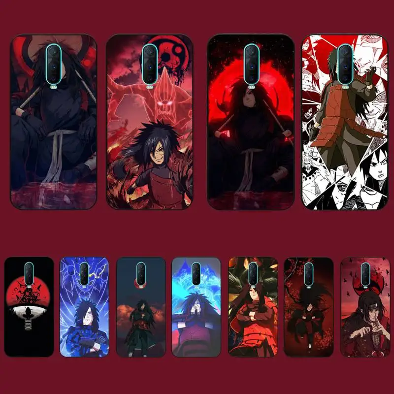 

BANDAI Naruto Anime Madara Uchiha Phone Case for Vivo Y91C Y11 17 19 17 67 81 Oppo A9 2020 Realme c3