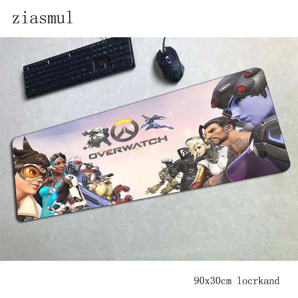 Коврик для мыши Overwatch 90x30 см, коврик для компьютерной геймера, милый коврик для мыши, большой коврик для мыши, хит продаж, эргономичный гаджет, коврики для офисного стола (art.: 3920d03e83edd) - 3920d03e83edd