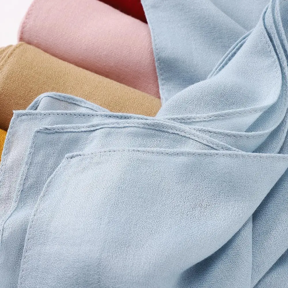 

Big Size Hemp Cotton and Linen Hijab Solid Muslim Head Scarf Ladies Islamic Plain Shawl Wrap Female Foulard Bufanda