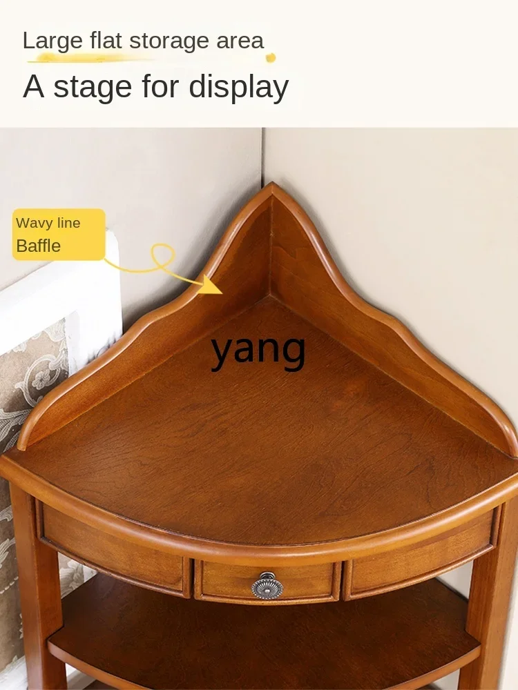 XYY угловой шкаф с деревянными краями настенный для гостиной