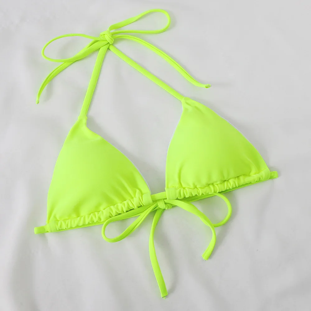 Сексуальный женский купальный костюм из 3 предметов однотонное Прозрачное