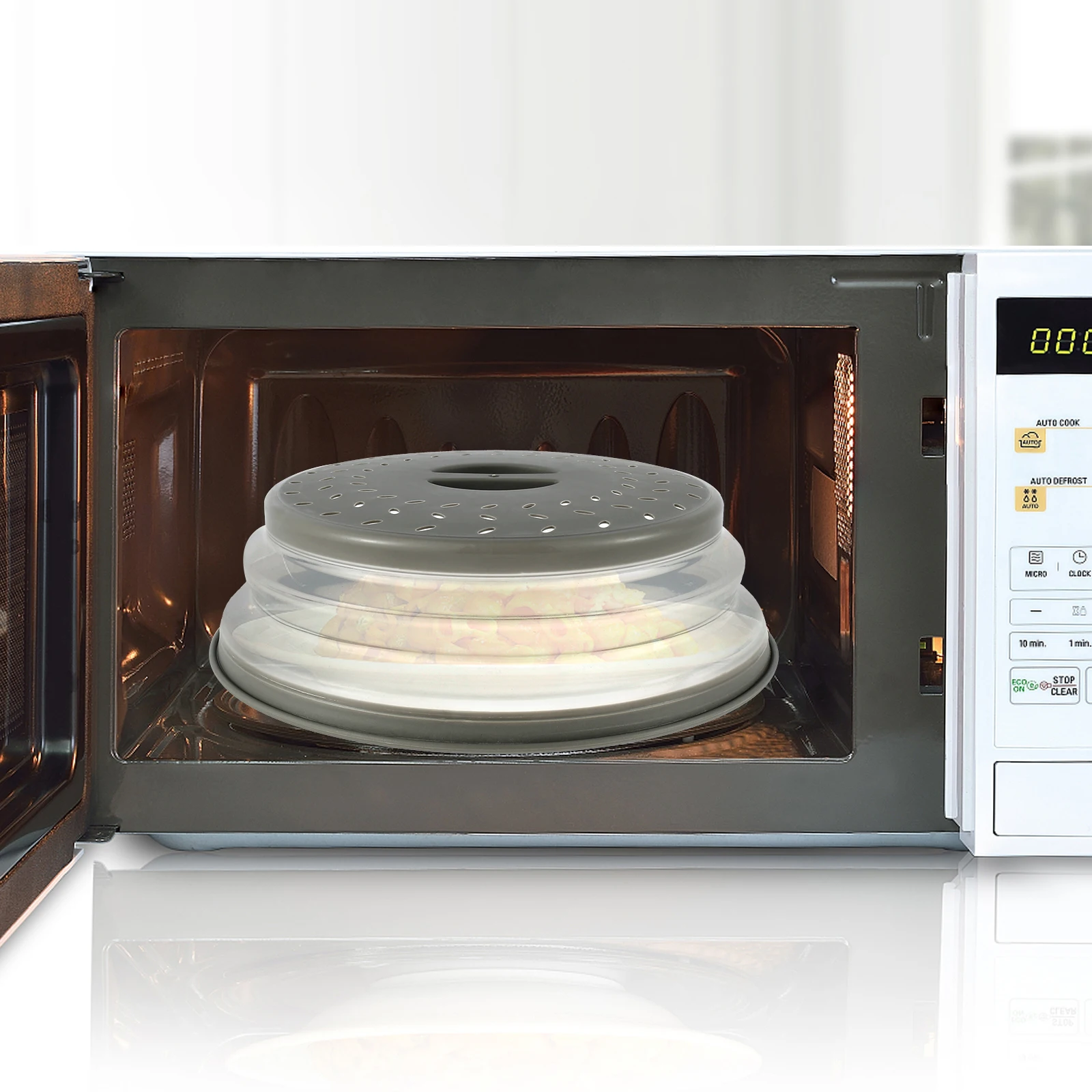 Многофункциональная крышка для микроволновой печи 10 5 дюймов складная с ручкой