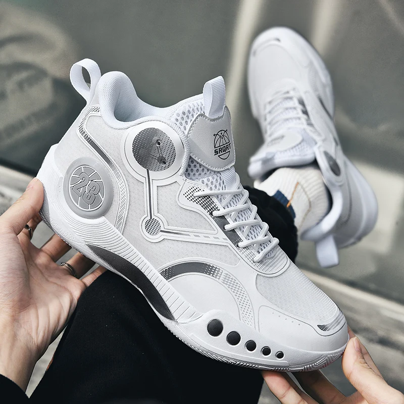 2023 basketball shoes men's shock-absorbing rebound sneakers professional actual combat ball boots