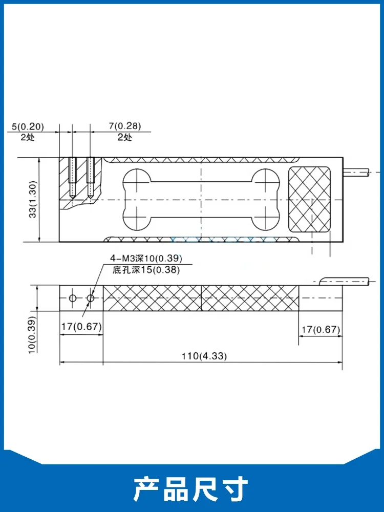 AVIC Plaza Электрические измерения L6B Датчик взвешивания 0 3/0 6/1 2/1 5/3 кг Электронные